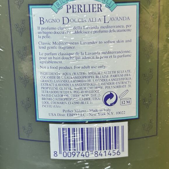 Perlier Lavender Bath & Shower Gel 8.4 oz 250 ml‎ SEALED - Picture 4 of 4